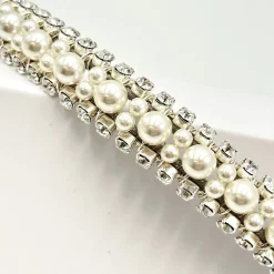 Beads & Beyond Adelphi Vintage Perle und Kristall Brautstirnband* Vintage-kopfbedeckungen | Perlen-haarschmuck