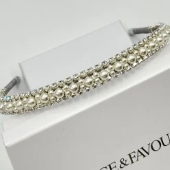 Beads & Beyond Adelphi Vintage Perle und Kristall Brautstirnband* Vintage-kopfbedeckungen | Perlen-haarschmuck