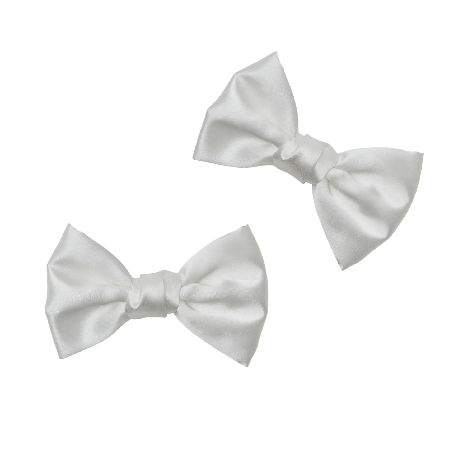 Rainbow Club Alice by | Elfenbein Satin Übergroße Schleife Schuhclips* Geschenke Für Die Braut | Schuhclips