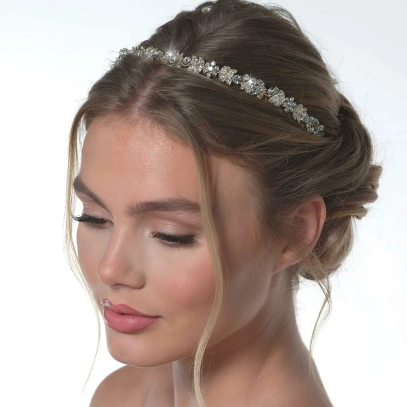 Poirier Alice Gold Vintage-inspiriertes Kristall-Stirnband* Vintage-kopfbedeckungen | Haarschmuck Aus Kristall