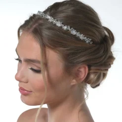 Poirier Alice Silber Vintage inspiriert Kristall Stirnband* Vintage-kopfbedeckungen | Haarschmuck Aus Kristall