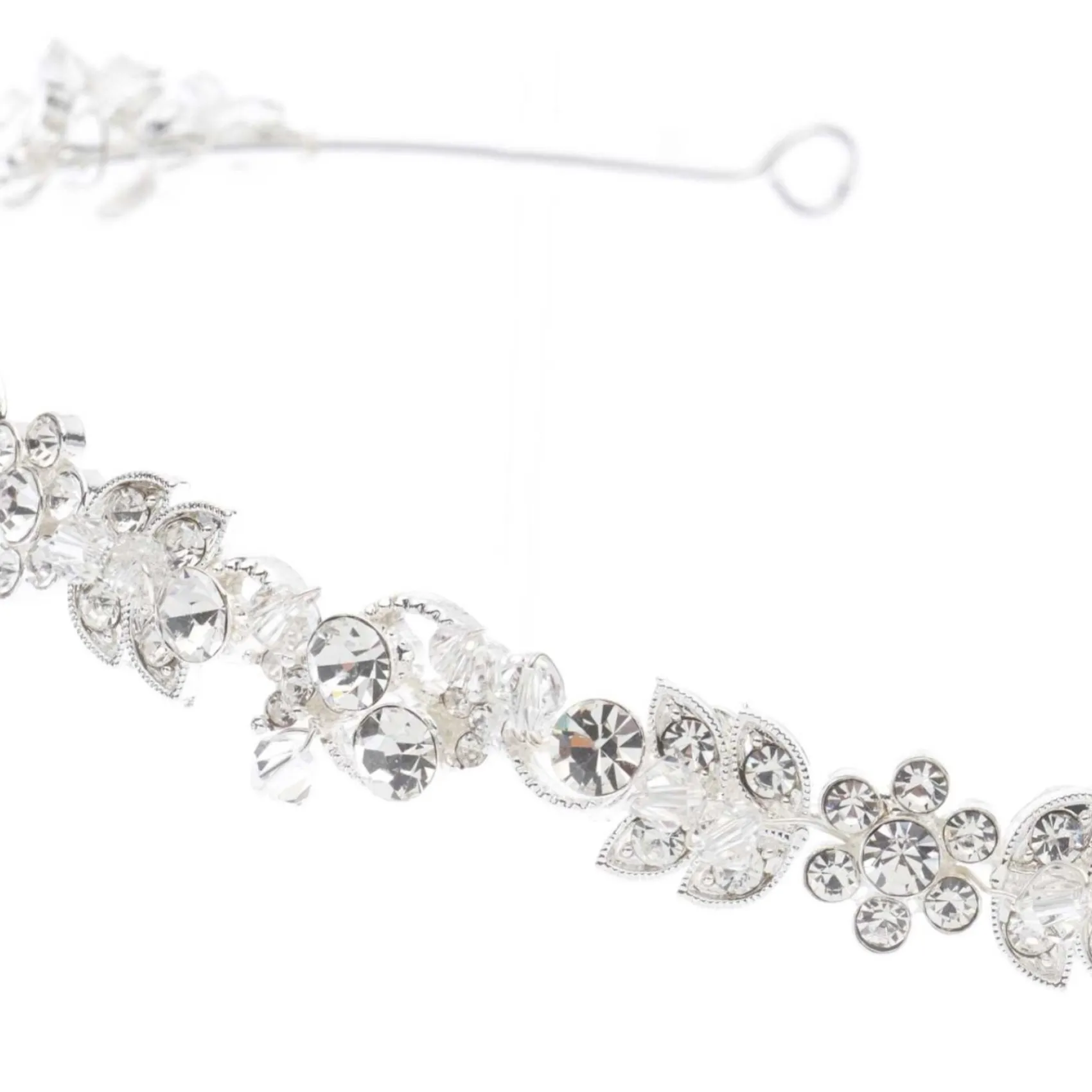 Poirier Alice Silber Vintage inspiriert Kristall Stirnband* Vintage-kopfbedeckungen | Haarschmuck Aus Kristall