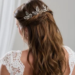 Arianna 3er Set Perlen- und Kristall-Haarnadeln für die Hochzeit ARP751* Haarschmuck Aus Kristall | Perlen-haarschmuck
