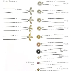 Arianna Mira Statement Perle und Kristall Tiara AR613* Perlen-haarschmuck | Silberne Haar-accessoires