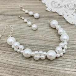 Arianna Reinheit Perle Tropfen Ohrringe ARE617* Geschenke Für Die Braut | Perlen-hochzeitsschmuck