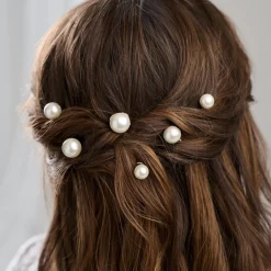 Arianna Reinheit Satz von 6 Perle Hochzeit Haarnadeln ARP617* Geschenke Für Brautjungfern | Geschenke Für Die Braut