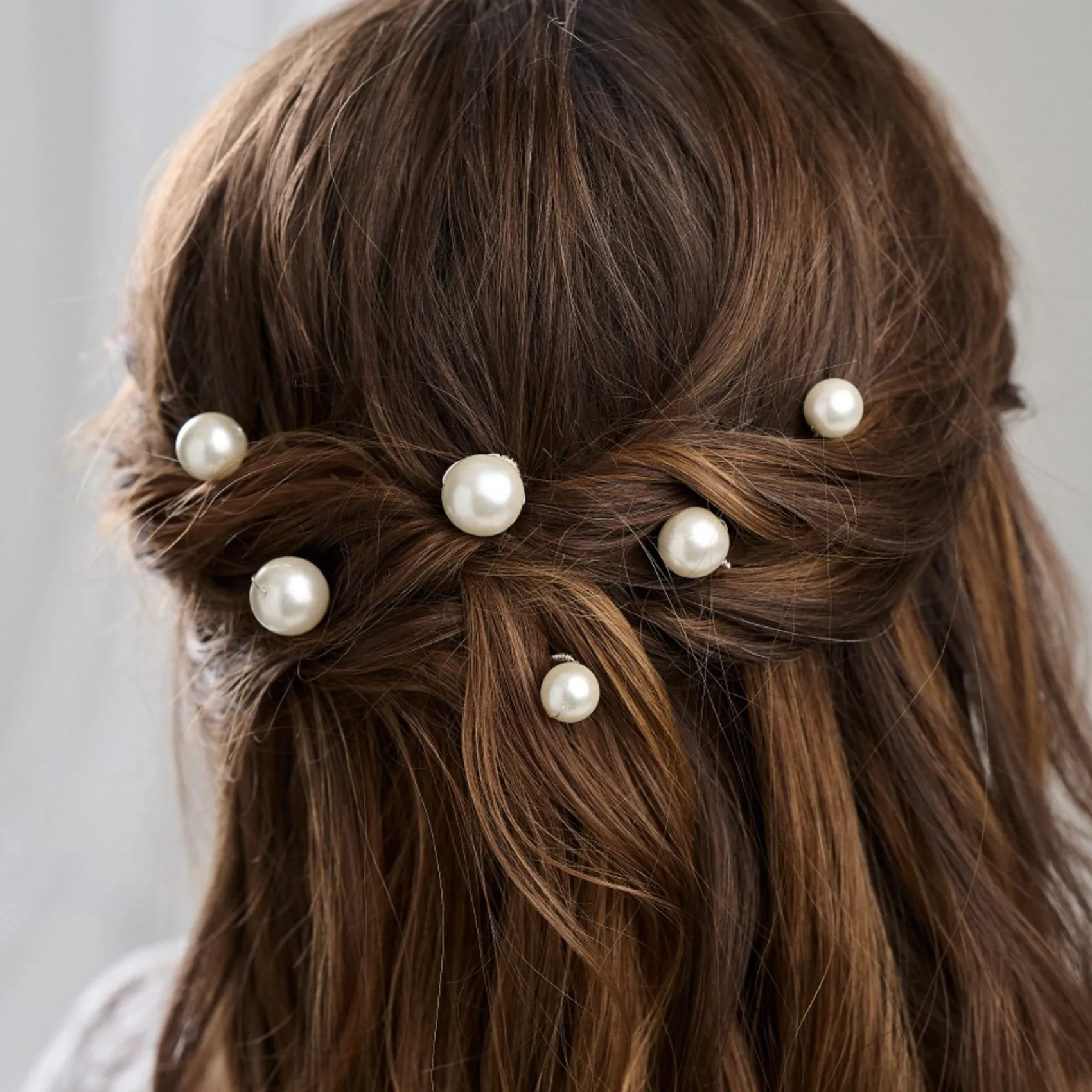 Arianna Reinheit Satz von 6 Perle Hochzeit Haarnadeln ARP617* Geschenke Für Brautjungfern | Geschenke Für Die Braut