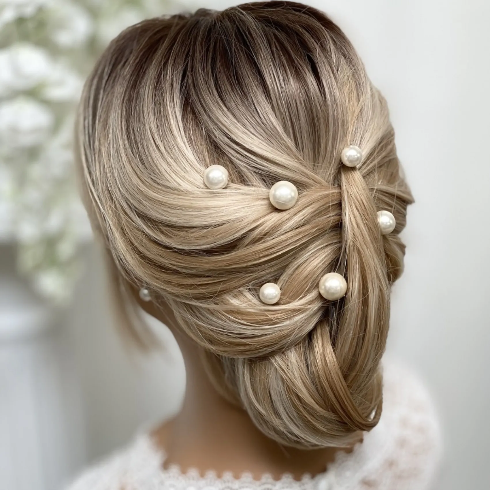 Arianna Reinheit Satz von 6 Perle Hochzeit Haarnadeln ARP617* Geschenke Für Brautjungfern | Geschenke Für Die Braut