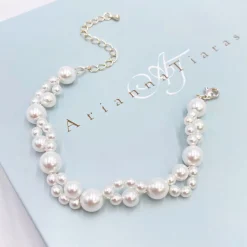 Arianna Siren zierliches Perlenarmband ARW611* Geschenke Für Die Braut | Perlen-hochzeitsschmuck