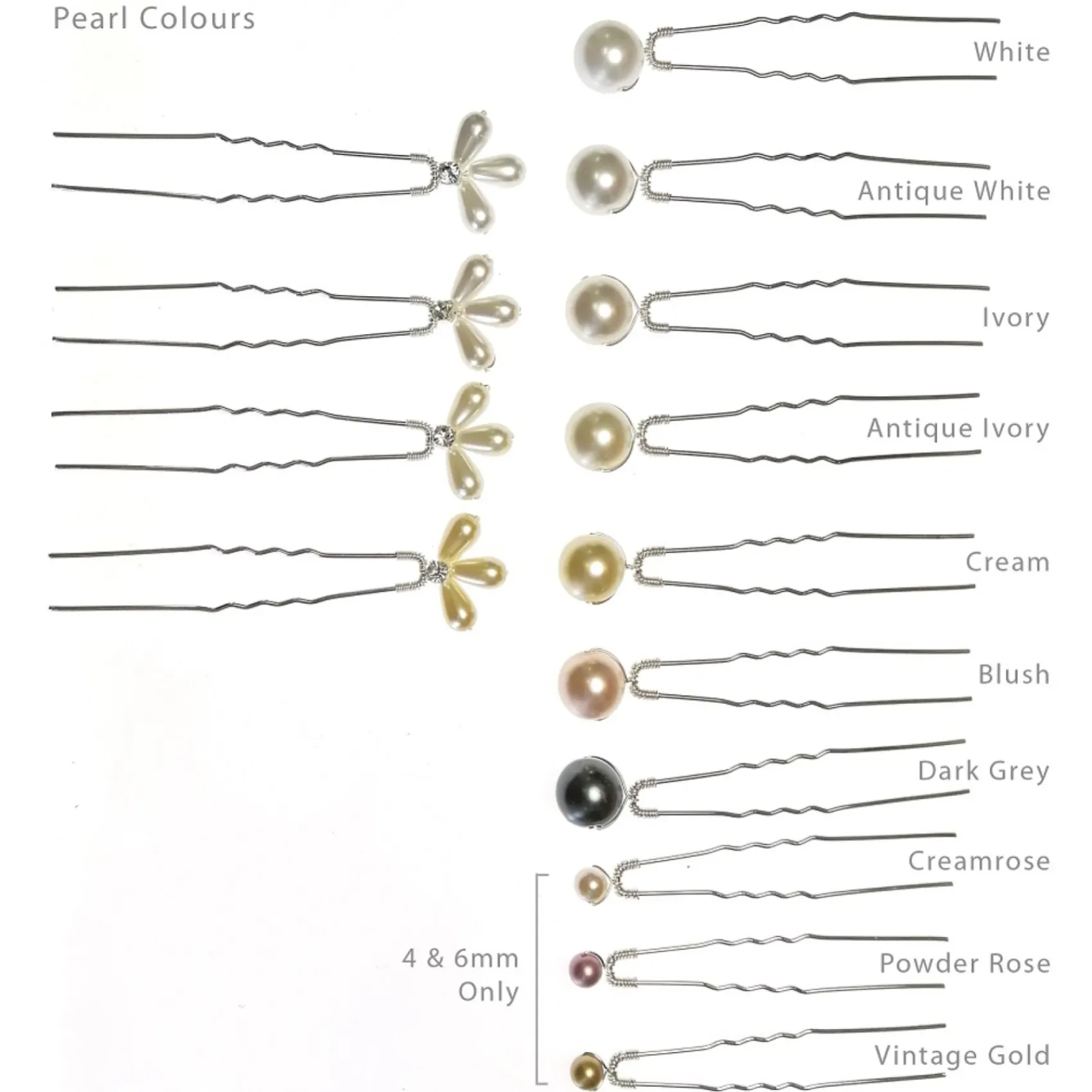 Arianna Unvergängliches Statement Perlen Tiara AR598* Perlen-haarschmuck | Silberne Haar-accessoires