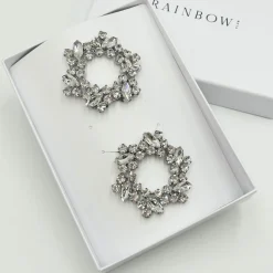 Rainbow Club Astrid by | Glitzernde Kristallbrosche Schuhclips* Geschenke Für Die Braut | Schuhclips