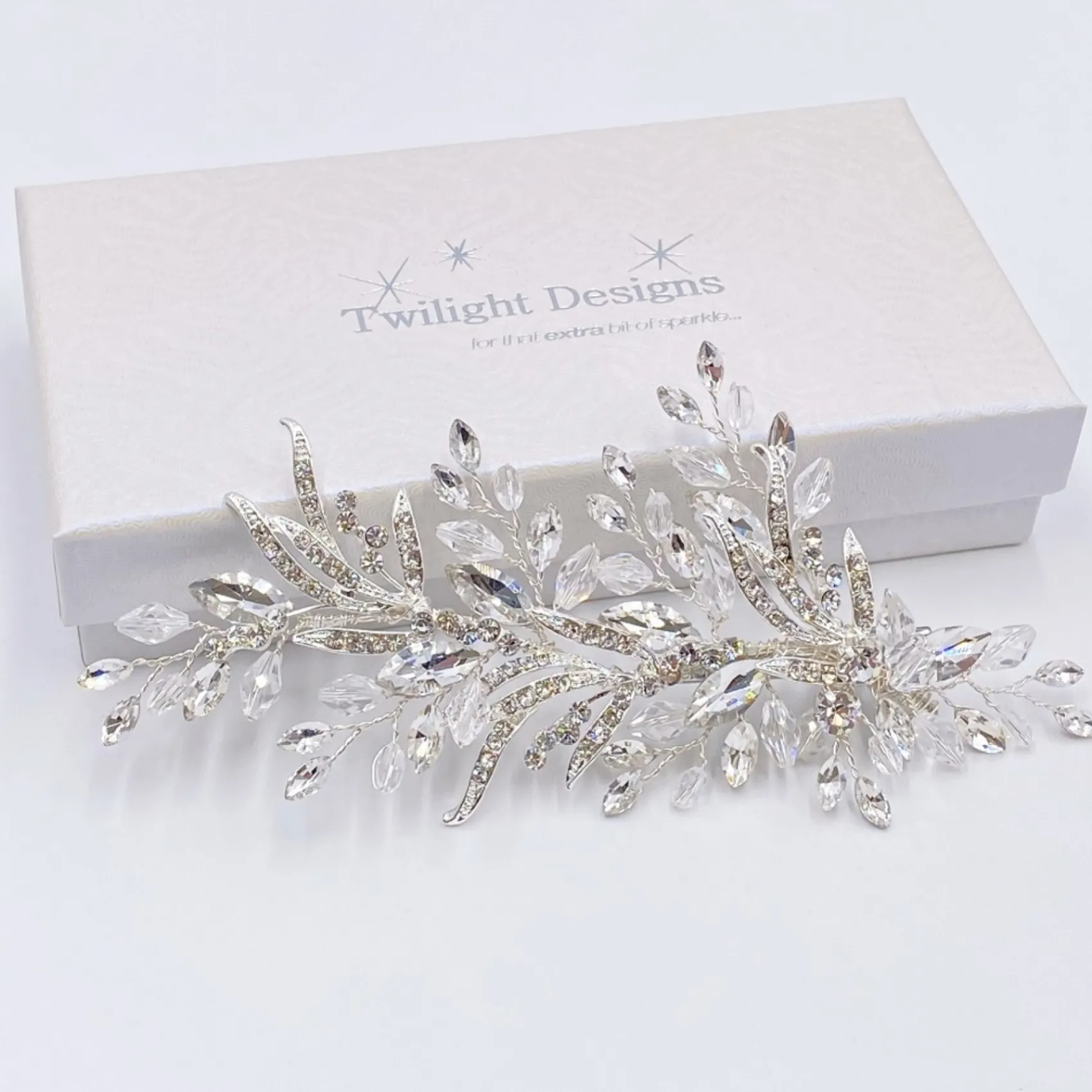 Twilight Designs Audrey Vintage inspirierte Kristall und Diamanten Haarspange* Abschlussball Haarspangen & Kämme | Vintage-kopfbedeckungen