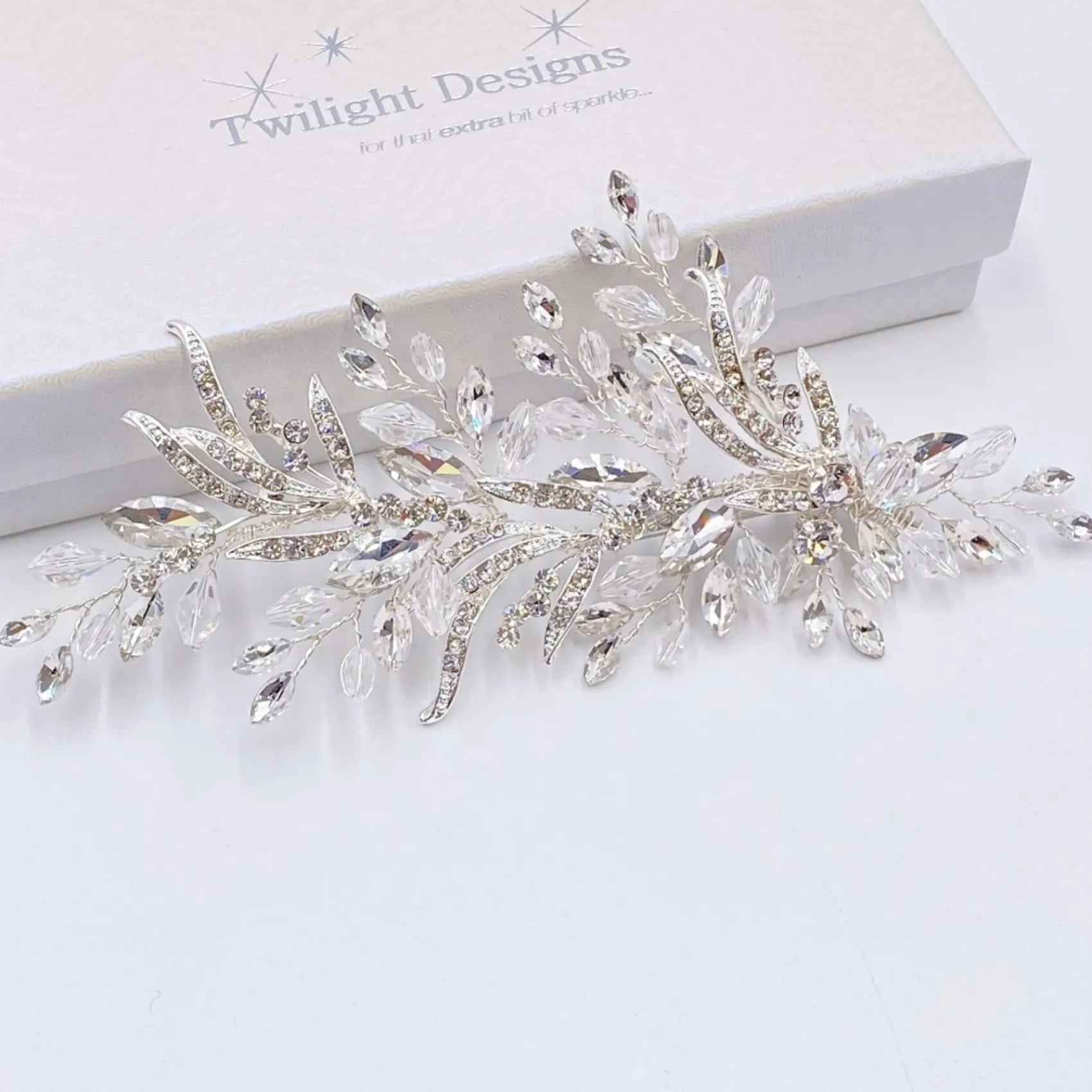 Twilight Designs Audrey Vintage inspirierte Kristall und Diamanten Haarspange* Abschlussball Haarspangen & Kämme | Vintage-kopfbedeckungen