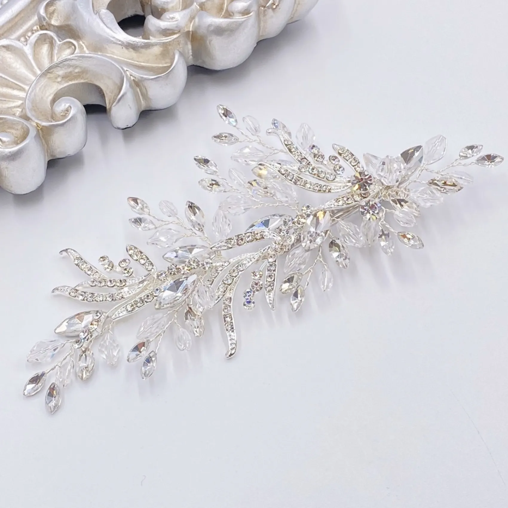 Twilight Designs Audrey Vintage inspirierte Kristall und Diamanten Haarspange* Abschlussball Haarspangen & Kämme | Vintage-kopfbedeckungen