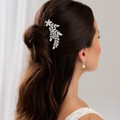Lace & Favour Aurora Crystal Spray Hochzeit Haarkamm* Abschlussball Haarspangen & Kämme | Haarschmuck Aus Kristall