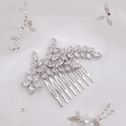 Lace & Favour Aurora Crystal Spray Hochzeit Haarkamm* Abschlussball Haarspangen & Kämme | Haarschmuck Aus Kristall