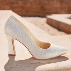 Avalia Shoes Avalia Tabatha Gold Glitter Sparkly High Heel Gericht Schuhe* Glitzernde Ballschuhe | Goldene Ballschuhe