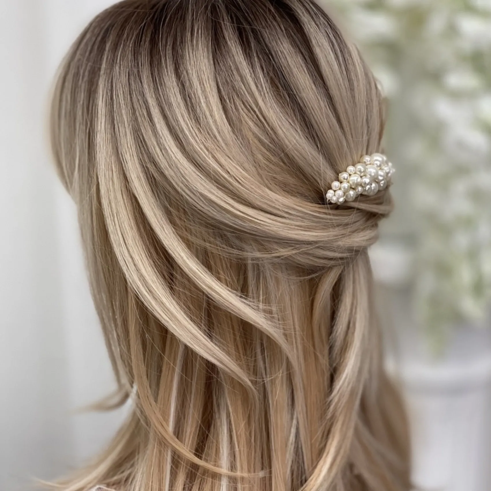 Poirier Bea Süßwasserperle Kleiner goldener Haarkamm* Perlen-haarschmuck | Gold-haar-accessoires