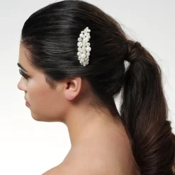 Poirier Bea Süßwasserperle Kleiner goldener Haarkamm* Perlen-haarschmuck | Gold-haar-accessoires