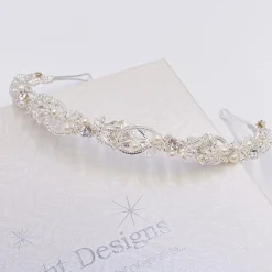Twilight Designs Beatrice Vintage inspiriert Perlen und Perlen Stirnband* Vintage-kopfbedeckungen | Perlen-haarschmuck
