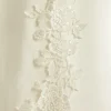 Bianco Evento Bianco Einstöckige Cut Edge Kathedrale Schleier mit floralen Spitze Zug S342* Einstufige Schleier | Kapelle Länge & Kathedrale Schleier