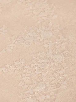 Bianco Evento Bianco Elfenbein einreihiger Schleier in Königslänge mit Spitzenapplikationen S478* Einstufige Schleier | Kapelle Länge & Kathedrale Schleier