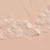Bianco Evento Bianco Elfenbein einstufige Kapelle Schleier mit voller floraler Spitze Rand S408* Einstufige Schleier | Kapelle Länge & Kathedrale Schleier