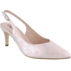 Capollini Catherine Blush Rosa Nubukleder Slingbacks mit mittlerem Absatz* Schuhe Für Hochzeitsgäste | Schuhe Für Die Mutter Der Braut
