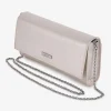 Capollini Champagner Leder Clutch Tasche* Hochzeitsgäste-taschen | Anlass Handtaschen