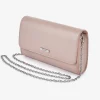 Capollini Clutch Bag aus perlglänzendem Leder in Mandelform* Hochzeitsgäste-taschen | Anlass Handtaschen