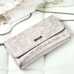 Capollini Clutch-Tasche aus Nubukleder in Rosarot* Hochzeitsgäste-taschen | Anlass Handtaschen