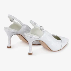 Capollini Emory Perlglanz Leder Slingbacks mit mittlerem Absatz* Schuhe Für Hochzeitsgäste | Schuhe Für Die Mutter Der Braut