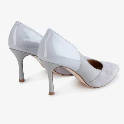 Capollini Faith Grau Leder getäfelte spitze Schuhe* Schuhe Für Hochzeitsgäste | Schuhe Für Die Mutter Der Braut