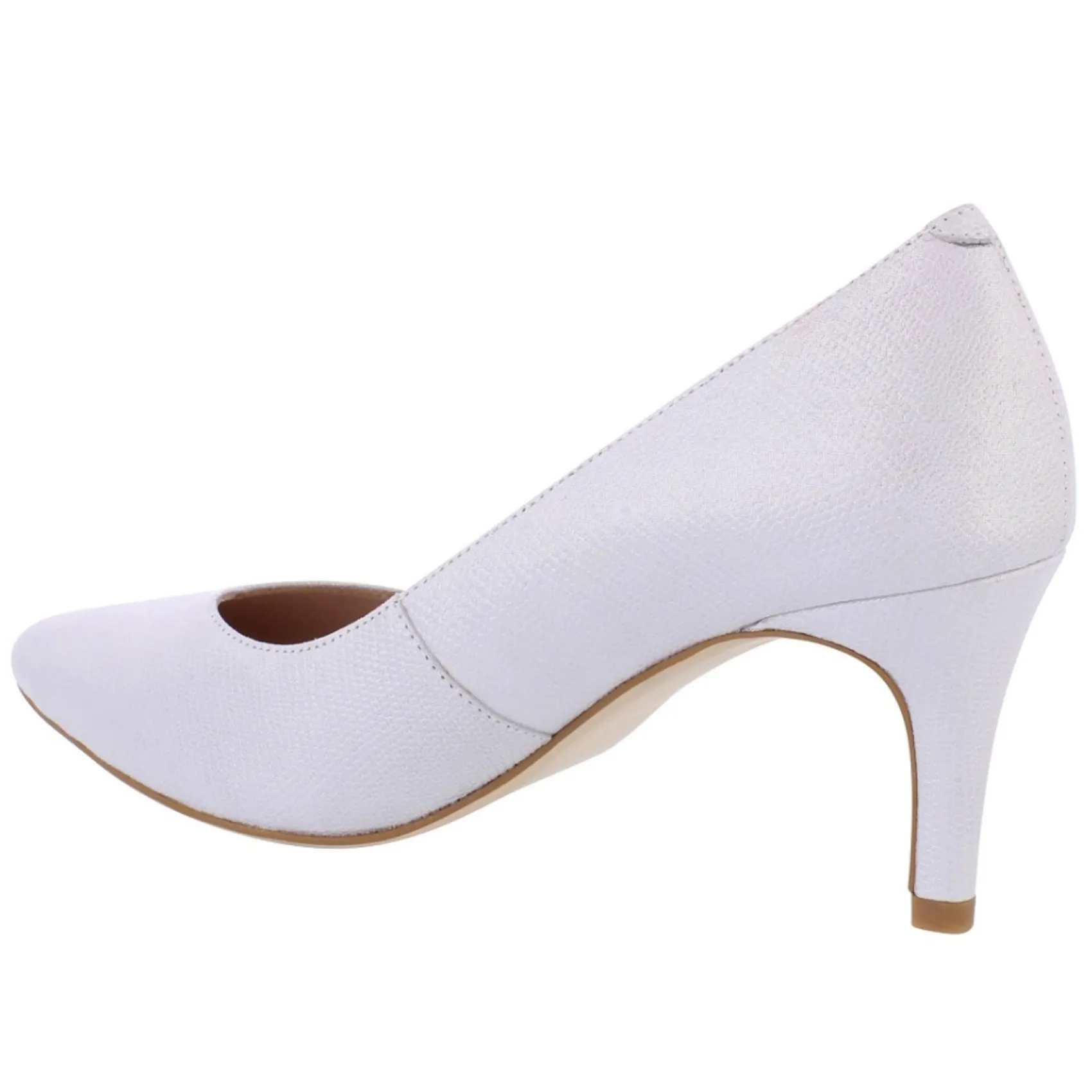 Capollini Izzy Hellgrau Nubukleder Mid Heel Court Schuhe* Schuhe Für Hochzeitsgäste | Schuhe Für Die Mutter Der Braut