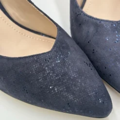 Capollini Izzy Marineblaues Nubukleder Halbhohe Schuhe* Schuhe Für Hochzeitsgäste | Schuhe Für Die Mutter Der Braut