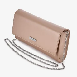 Capollini Nackte Leder Clutch Tasche* Hochzeitsgäste-taschen | Anlass Handtaschen