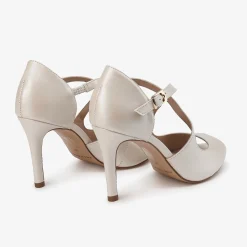 Capollini Orchid Champagner Leder Kreuzriemen Peep Toe Sandalen* Schuhe Für Hochzeitsgäste | Schuhe Für Die Mutter Der Braut