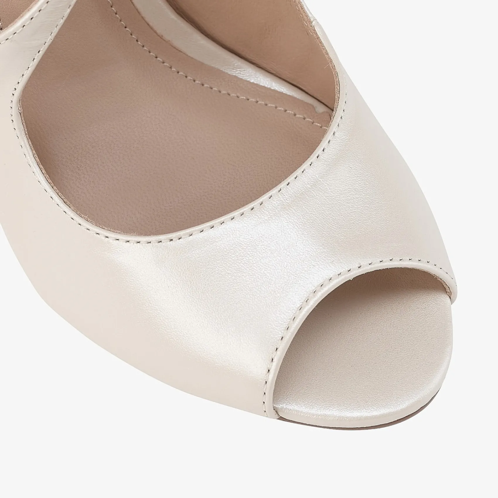 Capollini Orchid Champagner Leder Kreuzriemen Peep Toe Sandalen* Schuhe Für Hochzeitsgäste | Schuhe Für Die Mutter Der Braut