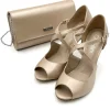 Capollini Orchid Nude Leder Kreuzriemen Peep Toe Sandalen* Schuhe Für Hochzeitsgäste | Schuhe Für Die Mutter Der Braut