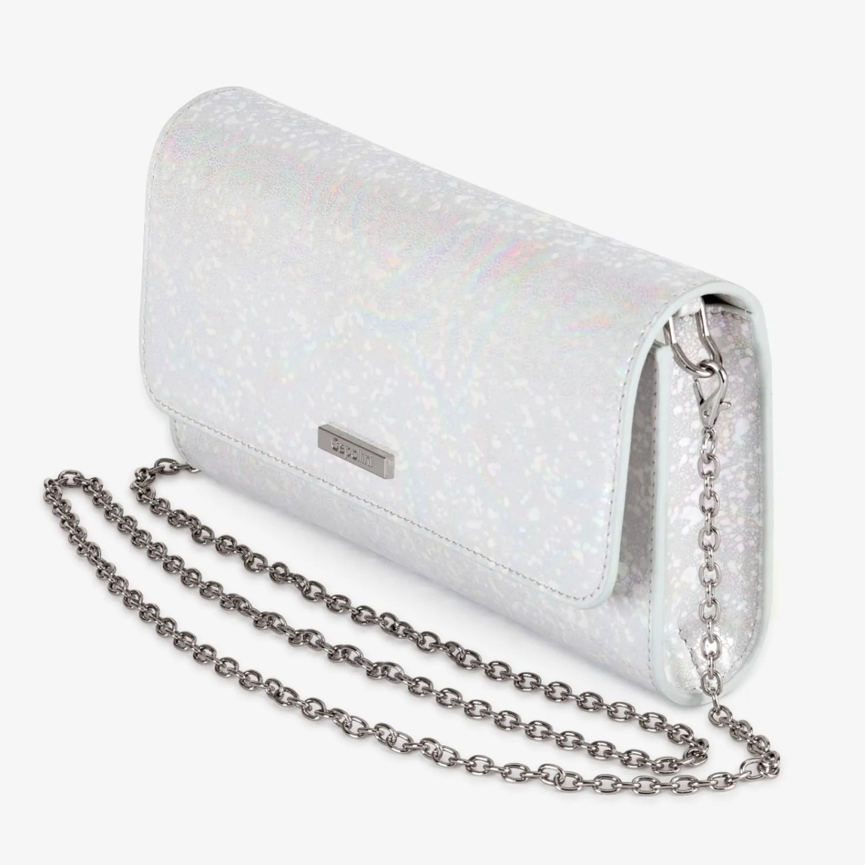 Capollini Perlmuttfarbene Leder-Clutch-Tasche* Anlass Handtaschen | Hochzeit Handtaschen
