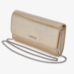 Capollini Prosecco Gold Nubukleder Clutch Tasche* Hochzeitsgäste-taschen | Anlass Handtaschen