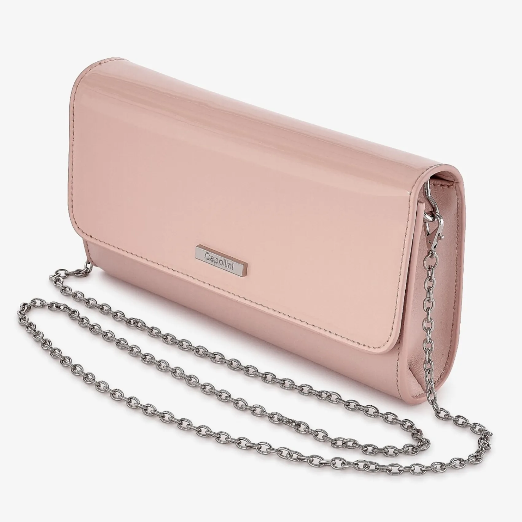 Capollini Rosa Leder Clutch Tasche* Hochzeitsgäste-taschen | Anlass Handtaschen