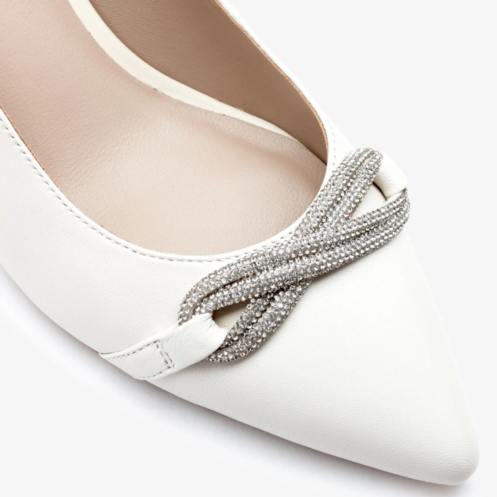 Capollini Sabrina Porzellan Leder Slingback Kitten Heels* Schuhe Für Hochzeitsgäste | Schuhe Für Die Mutter Der Braut