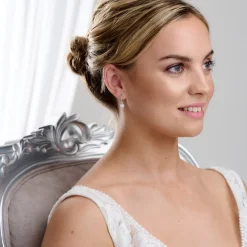 Lace & Favour Chloe Zierliche Perlentropfen-Ohrringe* Geschenke Für Brautjungfern | Perlen-hochzeitsschmuck