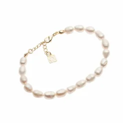 Poirier Dara Gold Süßwasserperlen-Armband* Geschenke Für Die Mutter Des Bräutigams | Geschenke Für Die Mutter Der Braut