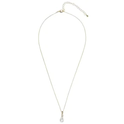 Lace & Favour Dolci Gold Teardrop Perlen Anhänger Halskette* Geschenke Für Brautjungfern | Geschenke Für Die Braut