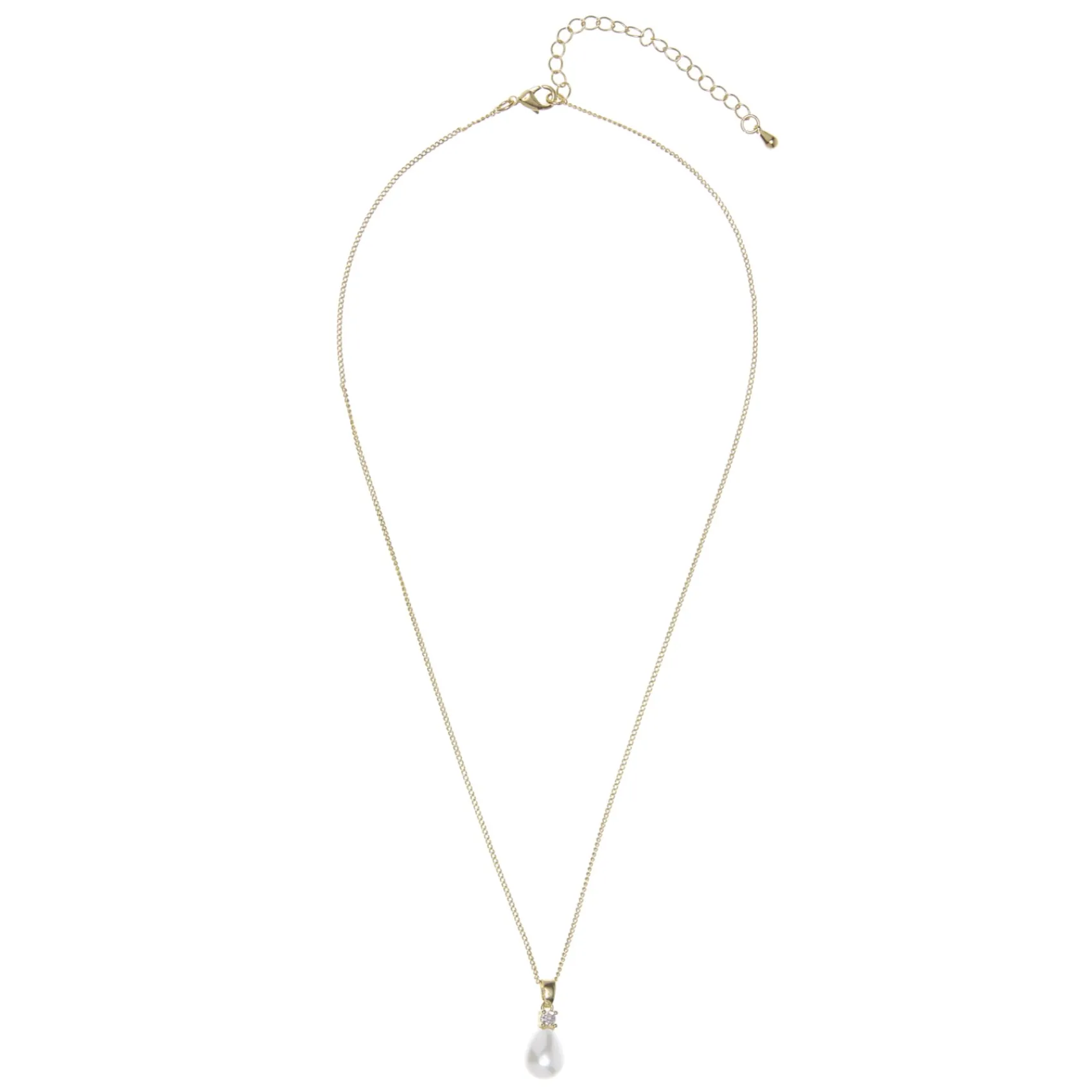 Lace & Favour Dolci Gold Teardrop Perlen Anhänger Halskette* Geschenke Für Brautjungfern | Geschenke Für Die Braut