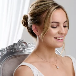 Lace & Favour Dolci Rose Gold Kristallverzierte Tränenperlen-Ohrringe* Geschenke Für Brautjungfern | Geschenke Für Die Braut