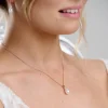 Lace & Favour Dolci Rose Gold Teardrop Perlen Anhänger Halskette* Geschenke Für Brautjungfern | Geschenke Für Die Braut