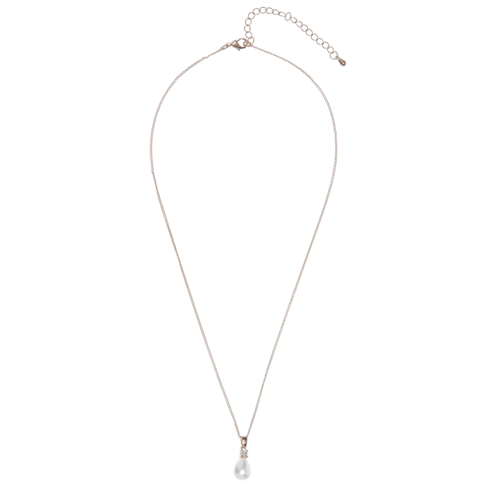 Lace & Favour Dolci Rose Gold Teardrop Perlen Anhänger Halskette* Geschenke Für Brautjungfern | Geschenke Für Die Braut